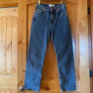 & other stories Favourite Cut Jeans Mid Blue Size 26
